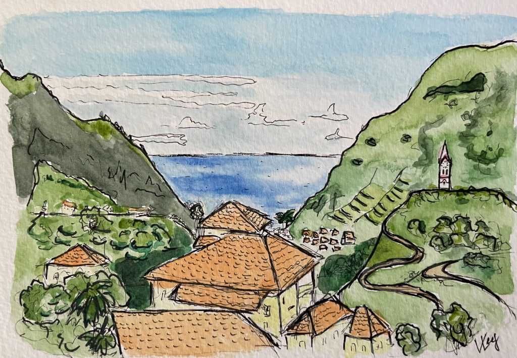 Madeira, watercolour, 2024